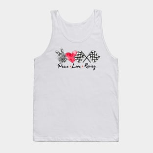 Peace love racing Tank Top